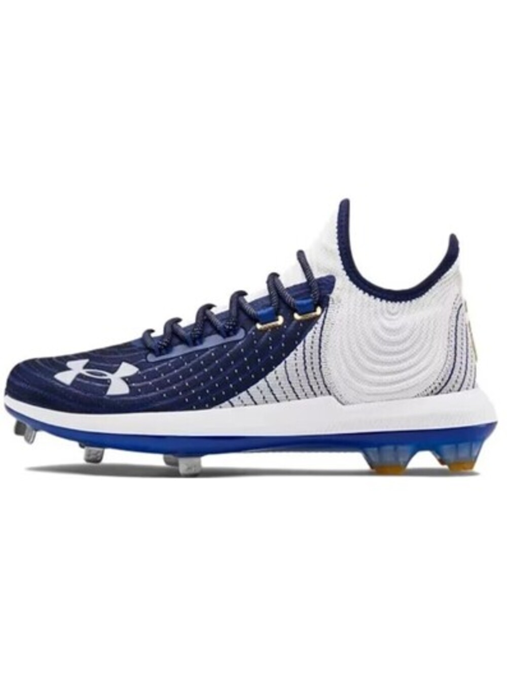 Under Armour Harper 4 Low ST Hybrid Metal Molded Baseball Cleats Mens 9.5 Navy